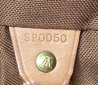 Louis Vuitton Vintage Montsouris Backpack Monogram Canvas Mm