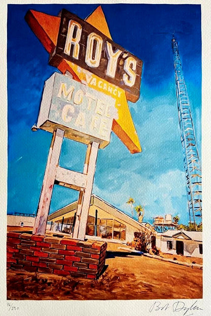 Bob Dylan Lithograph Coa Signed Op Numbered In Pencil Modern Museum