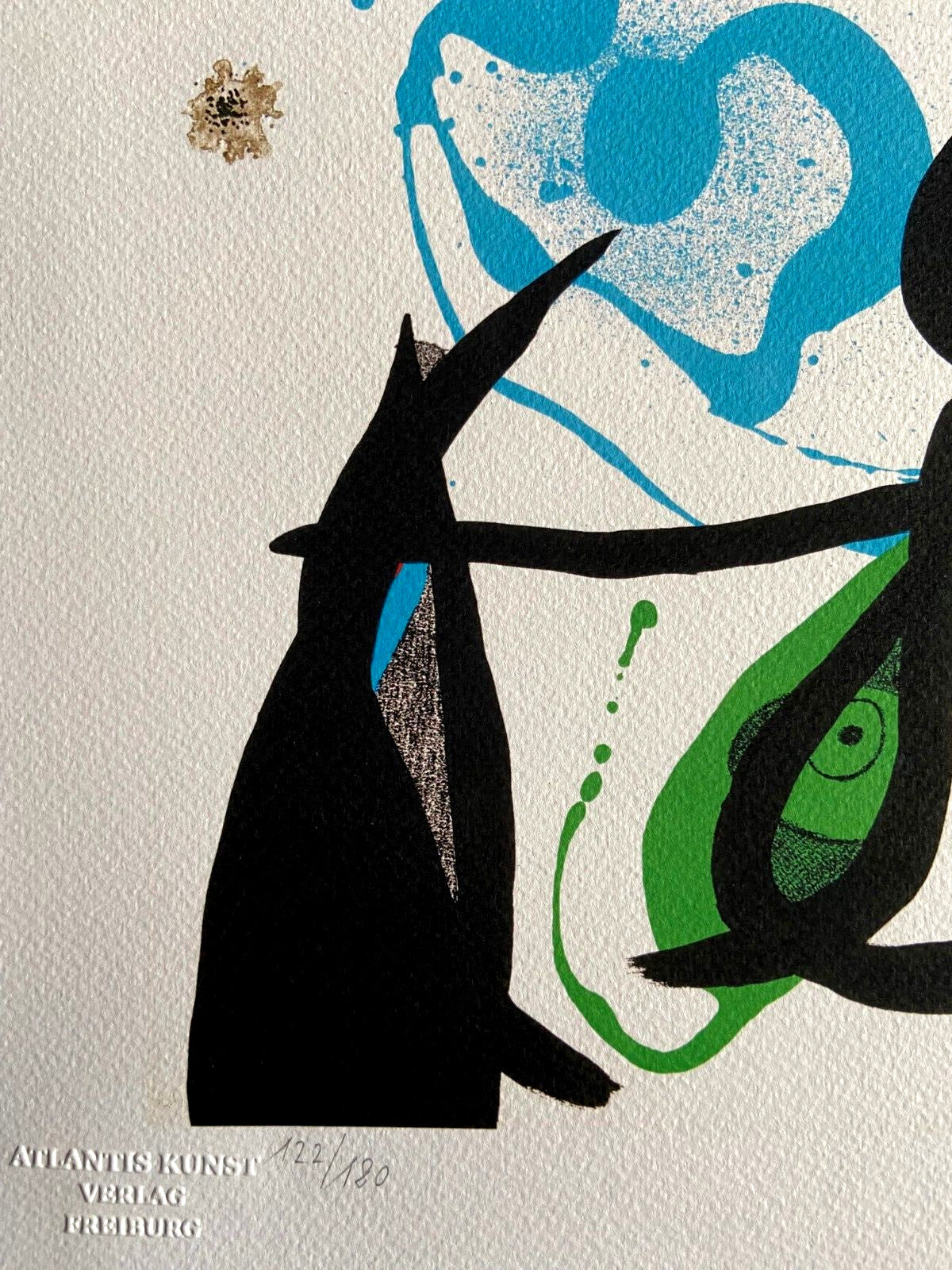 Joan Mir Lithograph Coa Signed Op Numbered By Hand - Piet Mondrian