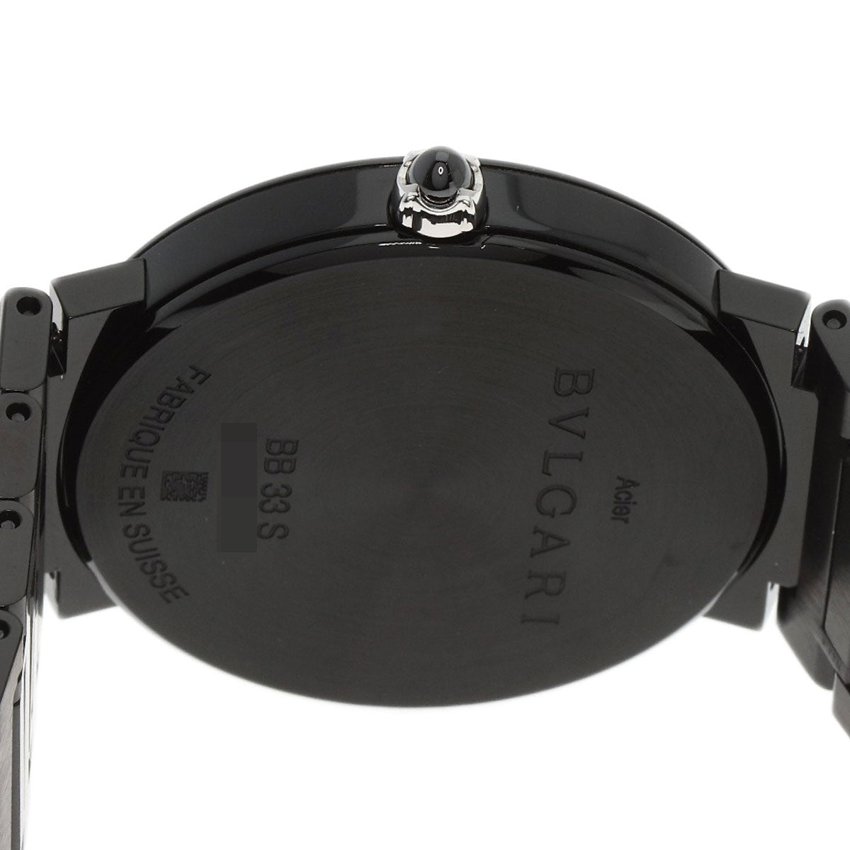 Bvlgari Bvlgari Bvlgari Black Diamond-Like Carbon Watches Bb33S Stainless