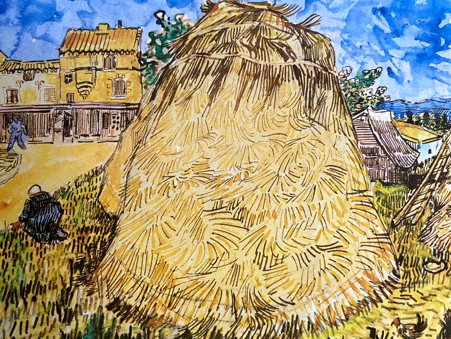 Vincent Van Gogh Lithograph From An Painting Coa