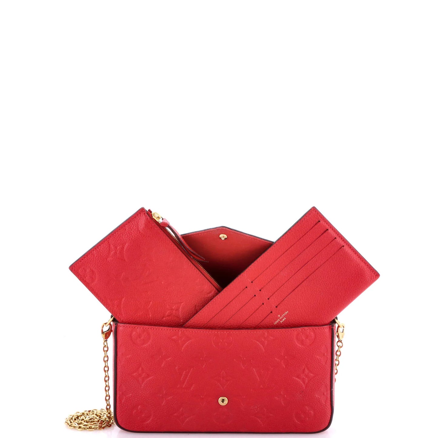 Louis Vuitton Felicie Pochette Monogram Empreinte Leather