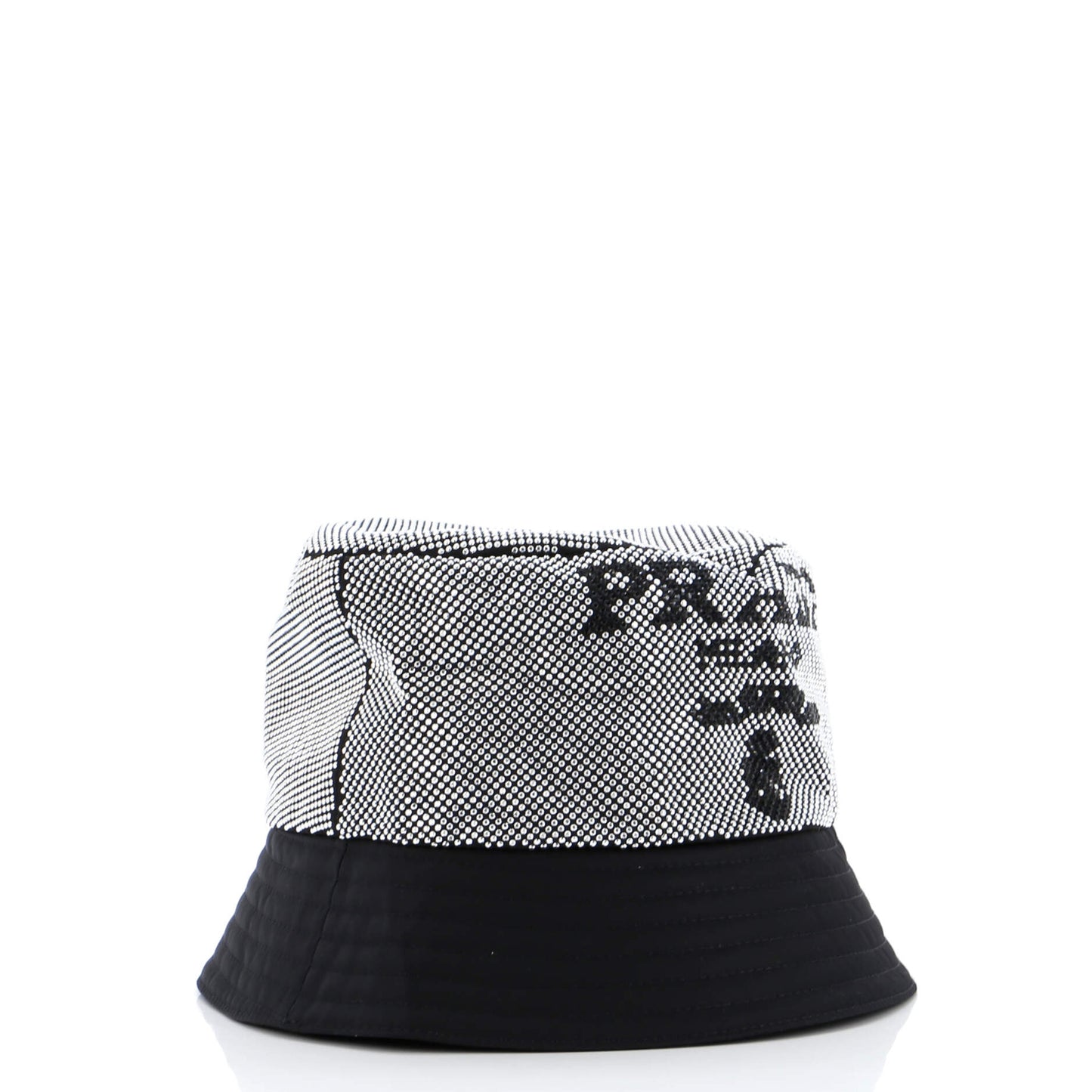 Prada Bucket Hat Crystal Embellished Re-Nylon