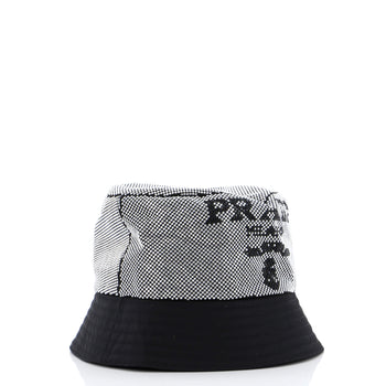 Prada Bucket Hat Crystal Embellished Re-Nylon