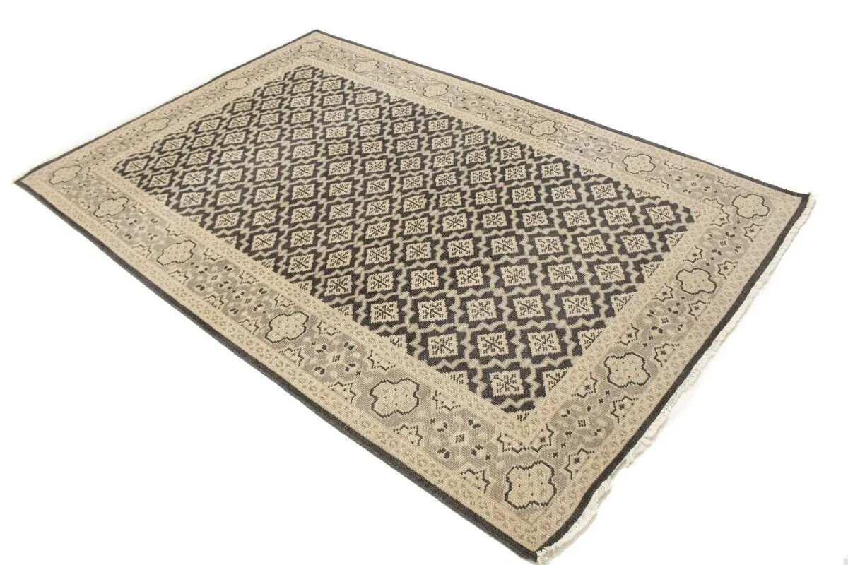 5'7X8'4 Ft Handmade Transitional Oriental Rug