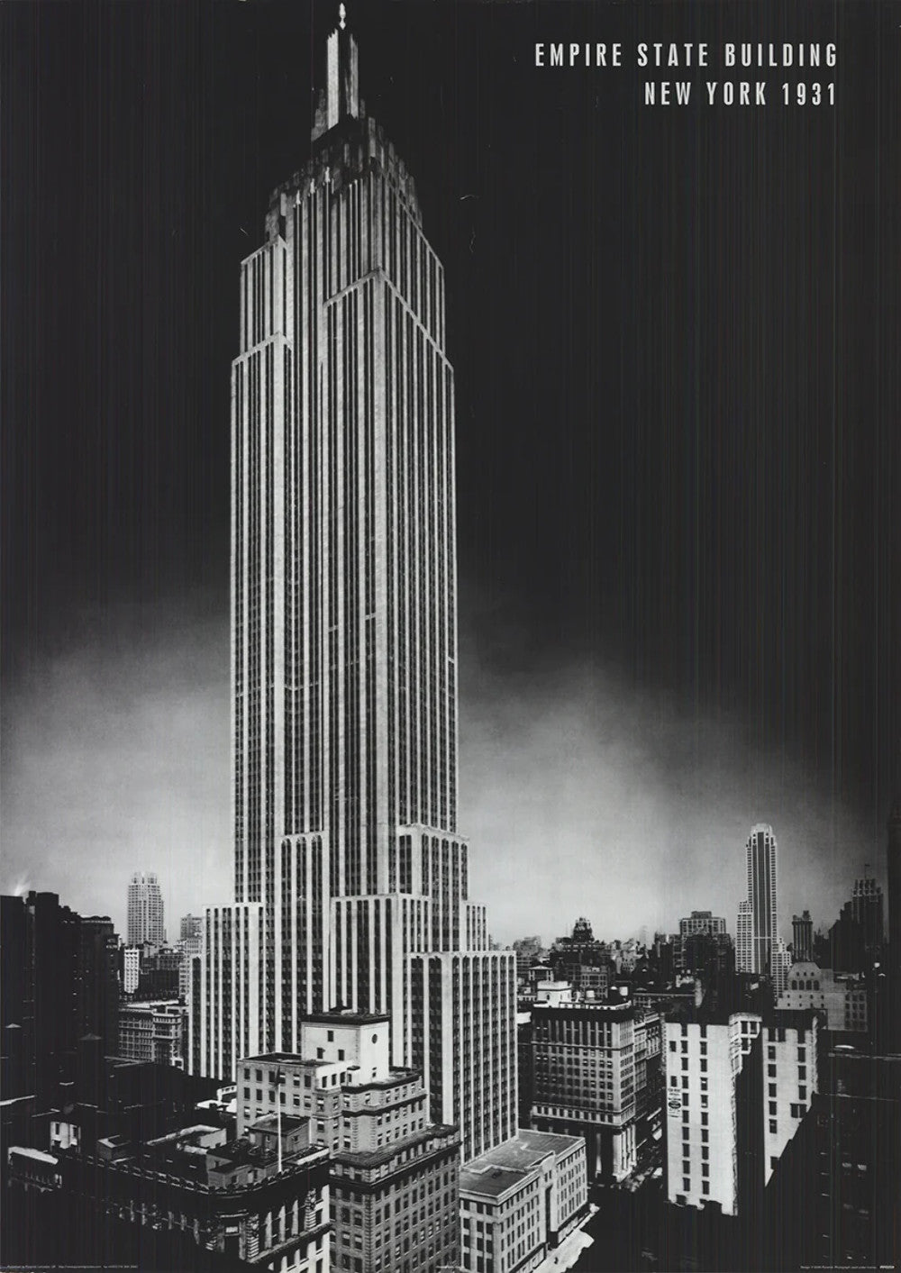 Artist Unknown Empire State Building " Offset Lithograph Photograph