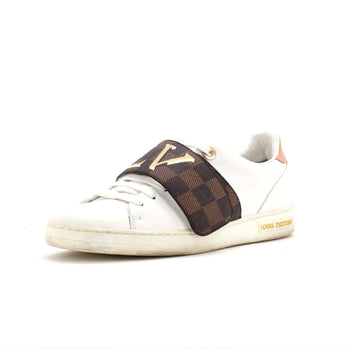 Louis Vuitton Women'S Frontrow Sneakers Leather With Damier