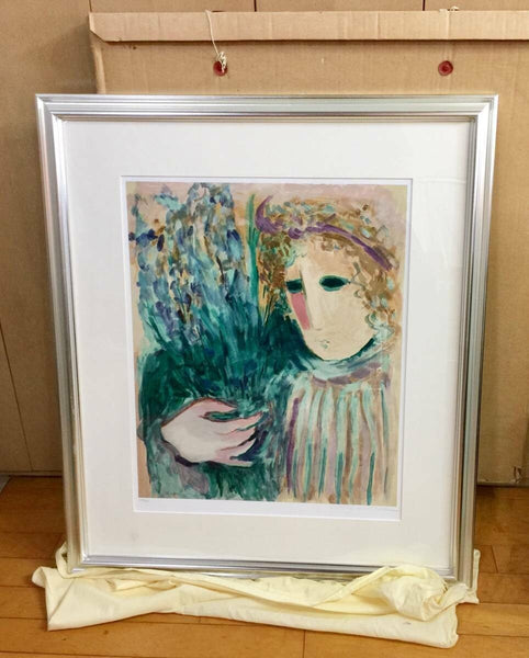 Barbara A Wood (American) Original Silkscreen Art Print Signed Limited Edition