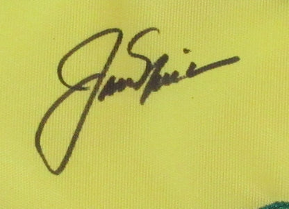 Jack Nicklaus Signed/Auto Masters Pin Flag W/ Card Collage Framed Psa/Dna 192825