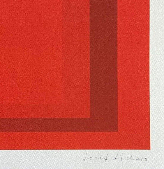 Josef Albers Lithograph Signed Coa Hand Numbered Collection