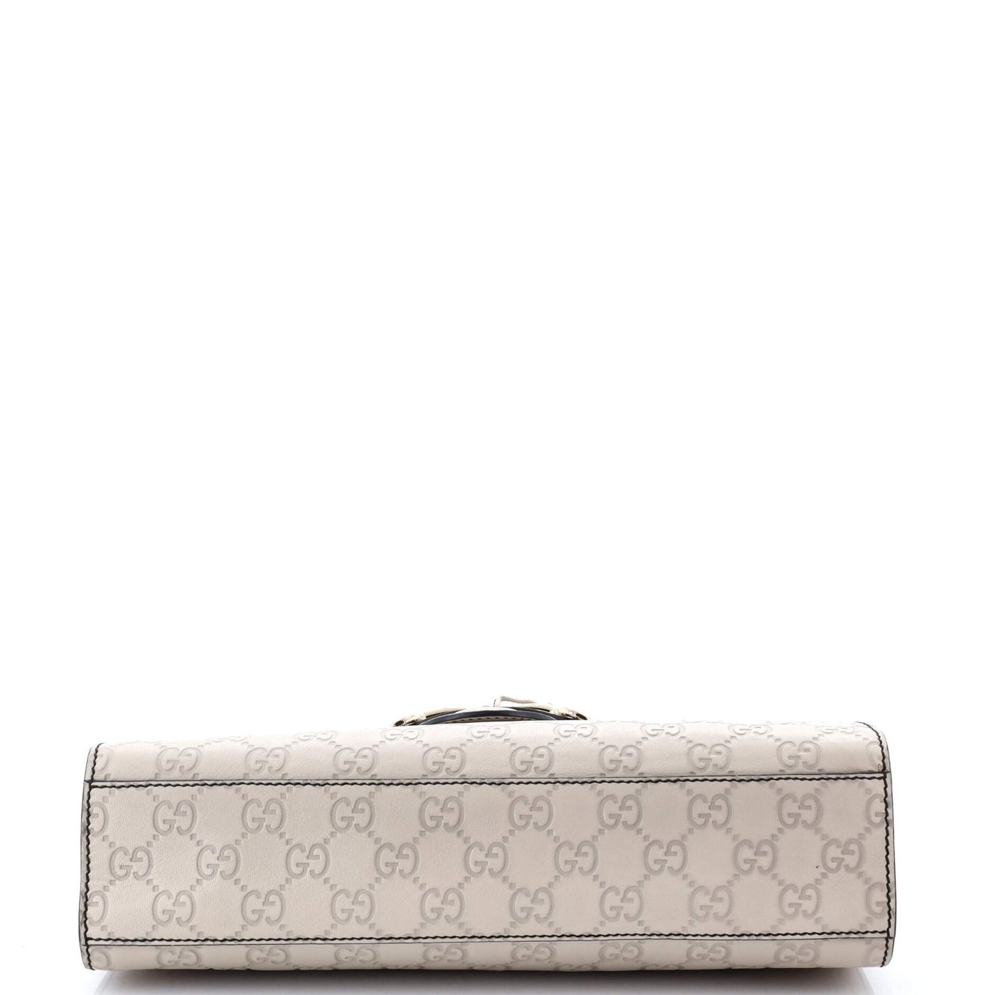 Gucci Emily Chain Flap Bag Guccissima Leather Medium