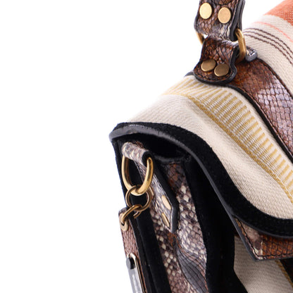 Proenza Schouler Ps1 Satchel Canvas And Python Medium