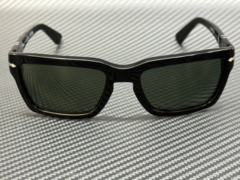 PERSOL PO3363S 95 31 Black Green Unisex 57 mm