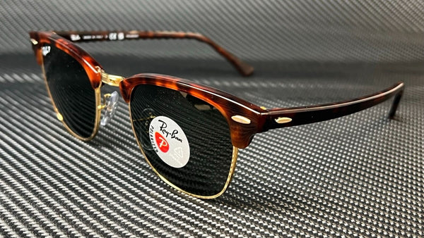 Women's RB3016 990 58 Red Havana Square 51 mm Polarized Sunglasses