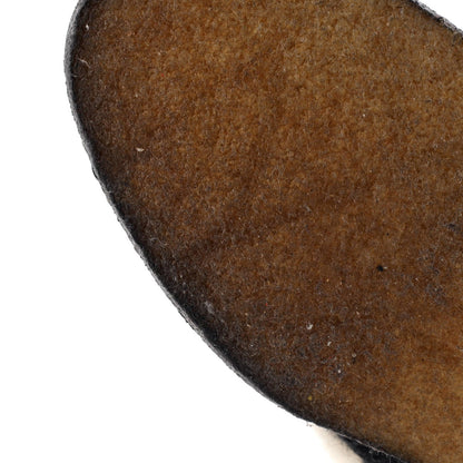 Chanel Women'S Chain Sole Cap Toe Lace Up Ankle Boots Tweed And Fur With Leather