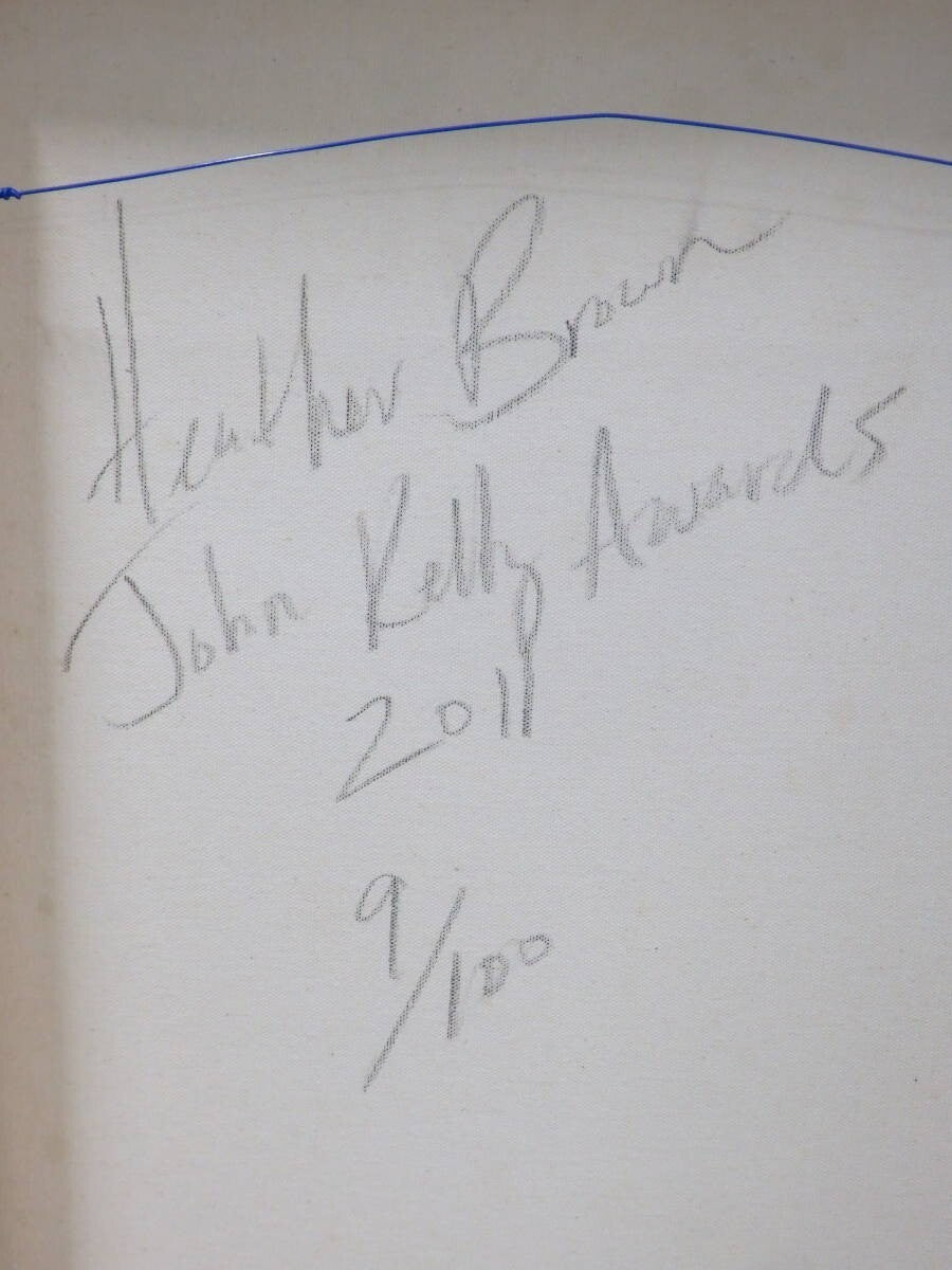 Brown John Kelly Awards 9/ 100 2011 Heather Print Canvas Painting