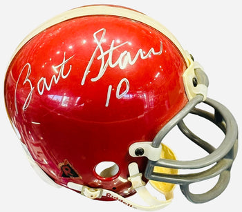 Bart Starr Autographed Alabama Crimson Tide Mini Helmet (Jsa)