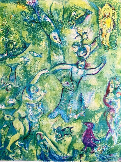 Marc Chagall Lithograph Coa Hand Numbered Signed Collection