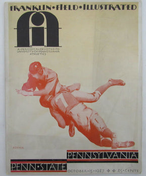 Vintage 1927 Penn State Nittany Lions Vs. Penn College Football Program 137055