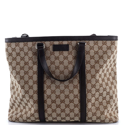 Gucci Joy Convertible Tote Gg Canvas Large