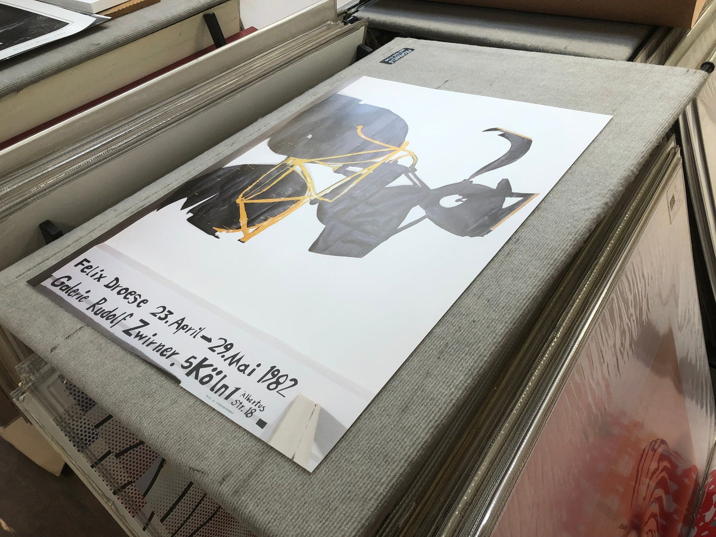 Felix Droese Galerie Rudolf Zwirner " Offset Lithograph Contempor