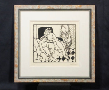 Clment Serveau 1945 Signed Woodcut 