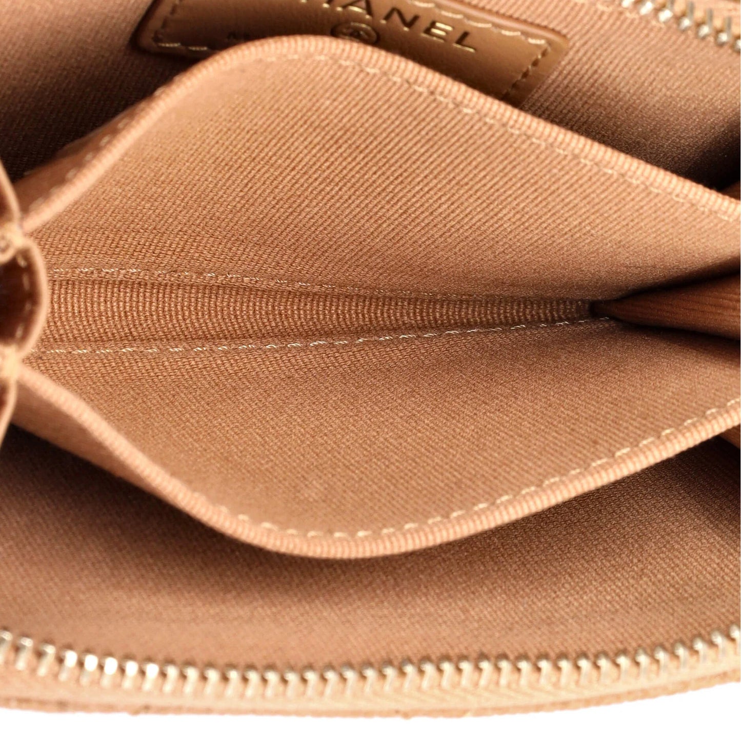 Chanel Cc Zip Coin Purse Quilted Caviar Small