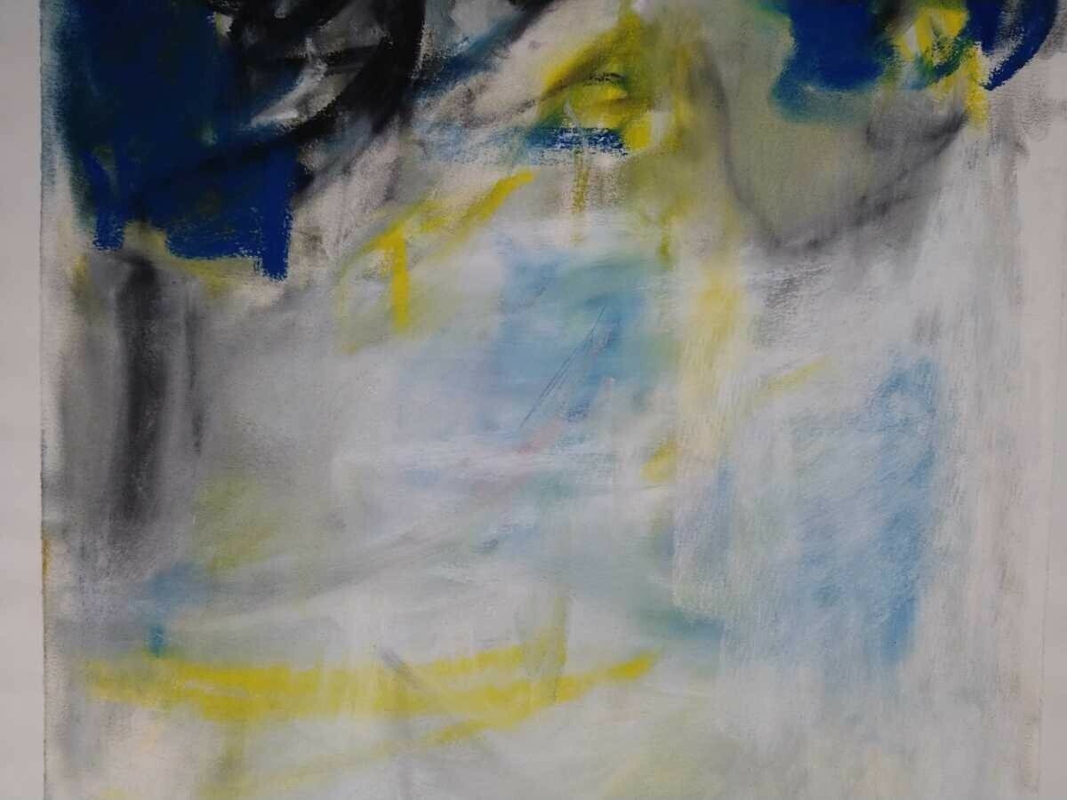 Robert Harms (America) Original Painting 1988 Pastel On Paper Signed Framed