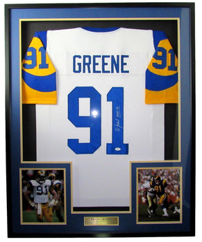 Kevin Greene Hof Signed/Autographed Rams Football