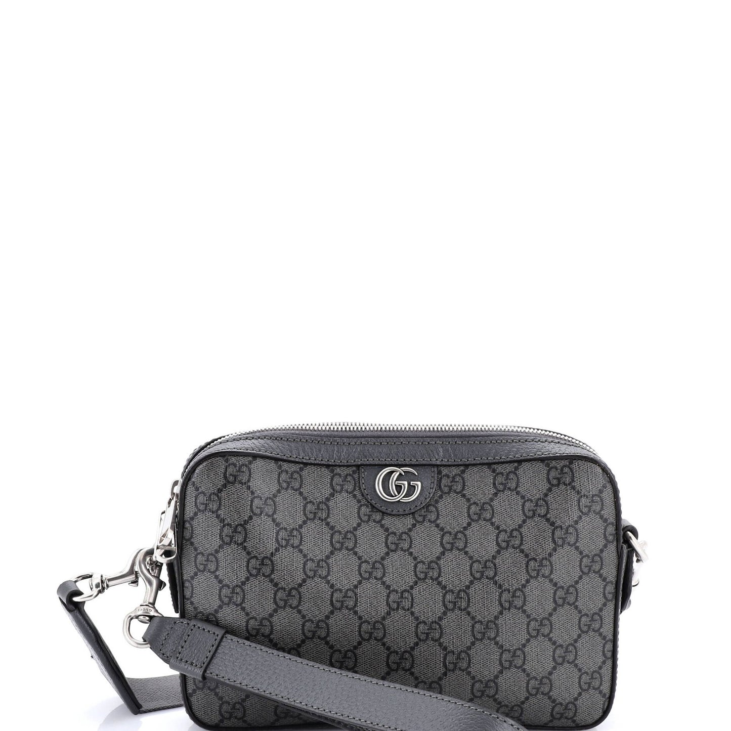 Gucci Ophidia Zip Wristlet Shoulder Bag Gg Coated Canvas Small