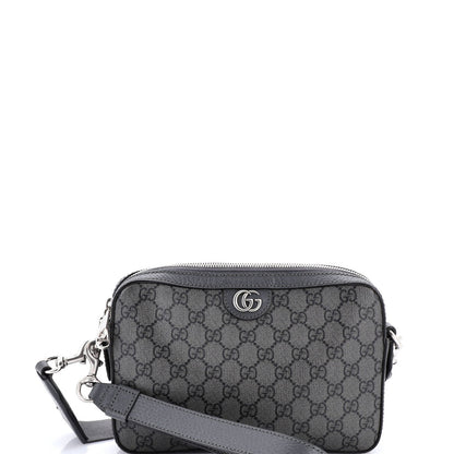 Gucci Ophidia Zip Wristlet Shoulder Bag Gg Coated Canvas Small