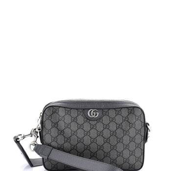 Gucci Ophidia Zip Wristlet Shoulder Bag Gg Coated Canvas Small