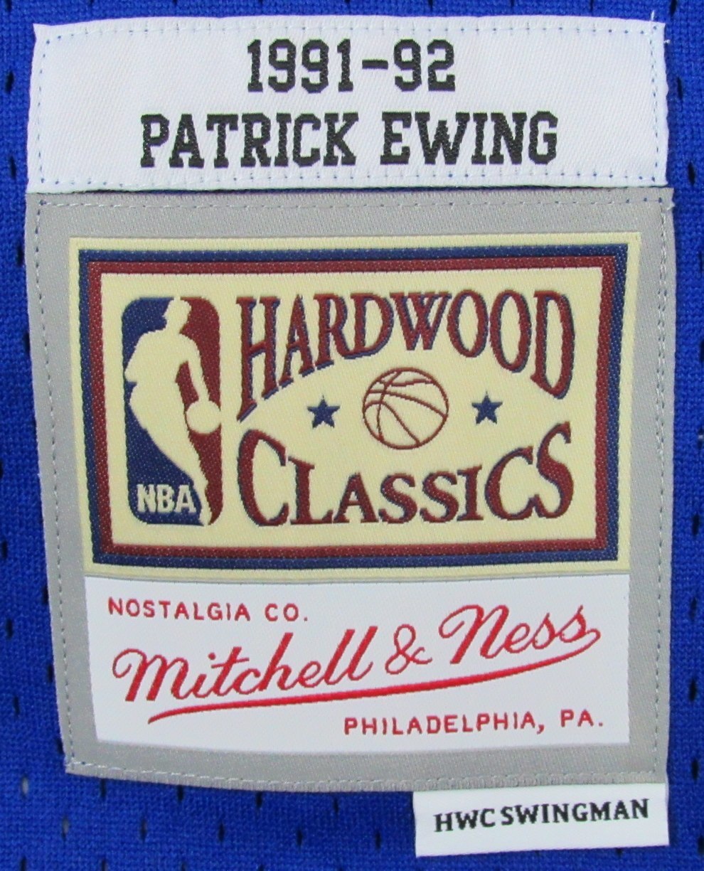 Patrick Ewing Hof Autographed Mitchell & Ness