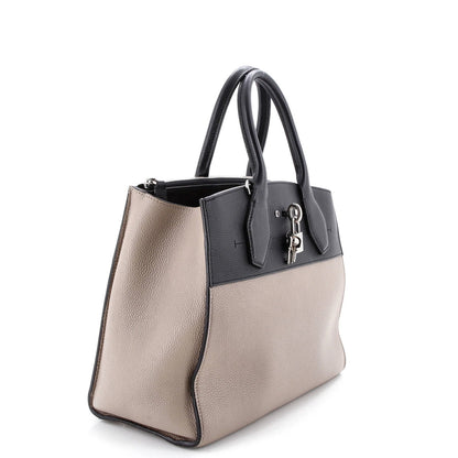 Louis Vuitton City Steamer Handbag Leather Mm