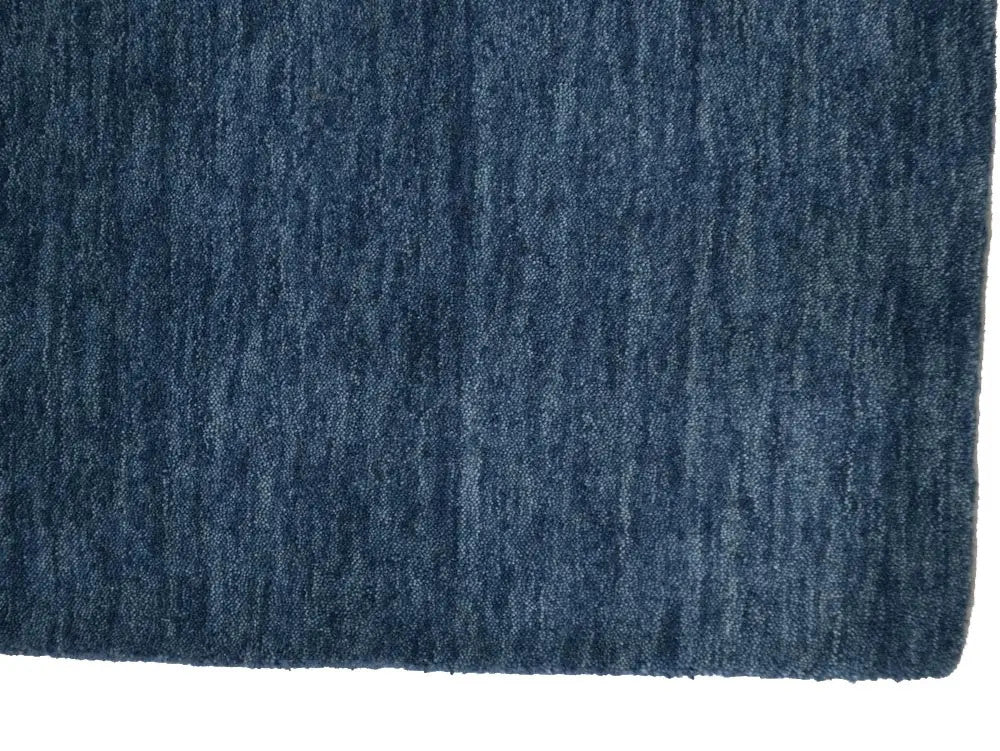 2'6x7'11 Steel Blue Contemporary Tribal 3X8 Gabbeh Runner Rug Modern Wool