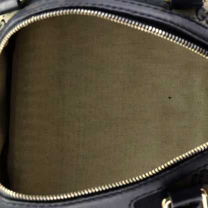 Gucci Vintage Web Boston Bag Gg Canvas Medium