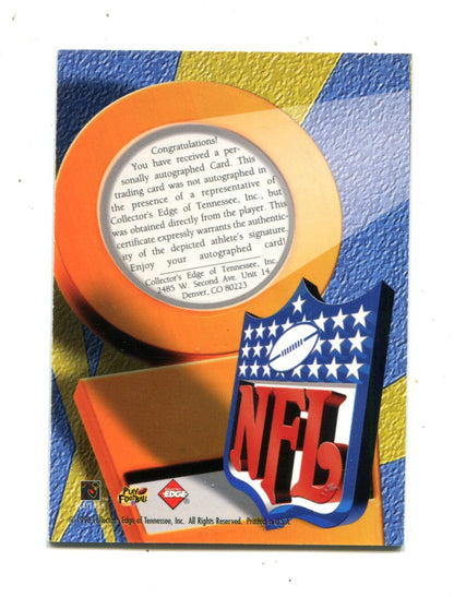 Terrell Owens 1998 Collector`S Edge Rookie Ink Autographed Card