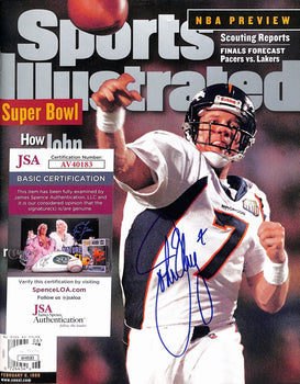 John Elway Signed 1999 Sports Illustrated