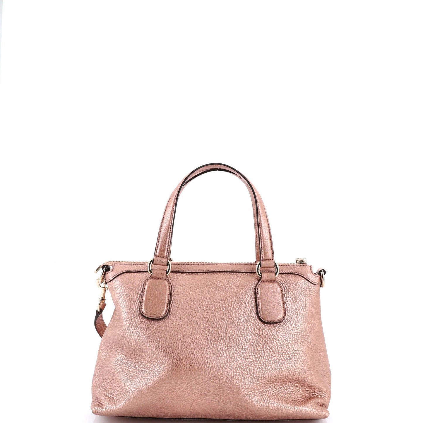 Gucci Soho Convertible Soft Top Handle Bag Leather