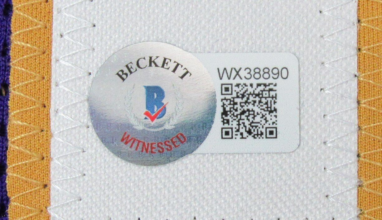 Kyle Hamilton Autographed Purple Football Jersey Baltimore Ravens Beckett 171407