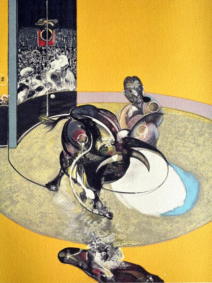 Francis Bacon Lithograph Coa Signed In Pen Numbered In Pencil Certified