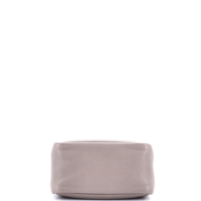 Prada Flou Zipped Top Handle Bag Vitello Daino Small