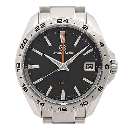 Seiko Grand Seiko Sports Collection Gmt Sbgn005 Black Men'S Used Watch #6212