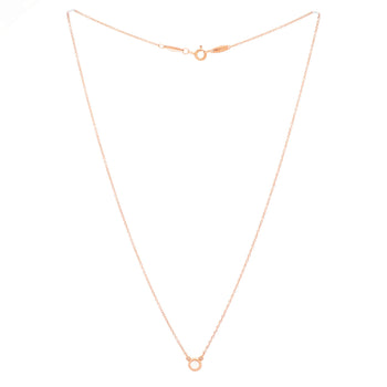 Tiffany & Co. Elsa Peretti Diamonds By The Yard Pendant Necklace 18K Rose Gold