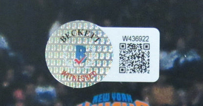 Patrick Ewing Hof Autographed 16X20 Photo New York Knicks Bas Beckett 177495