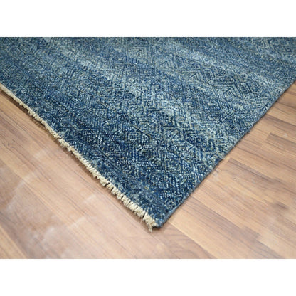 8'X10' Aegean Blue Kohinoor Herat Pattern Pure Wool Hand Knotted Rug