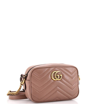 Gucci Gg Marmont Shoulder Bag Matelasse Leather Mini