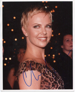 Charlize Theron Autographed 8X10 Photo