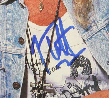 Joe Elliot Autographed Magazine 8X10 Photo Def