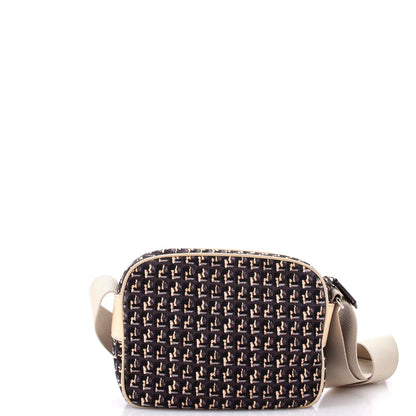 Chanel Vintage Clover Camera Bag Printed Canvas Small